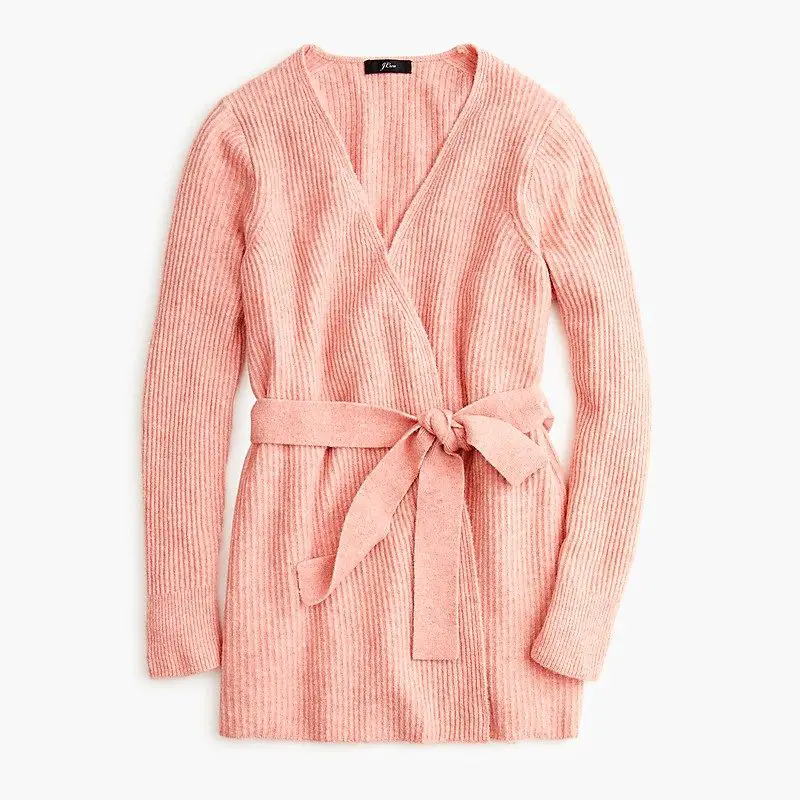 Wrap cardigan in supersoft yarn