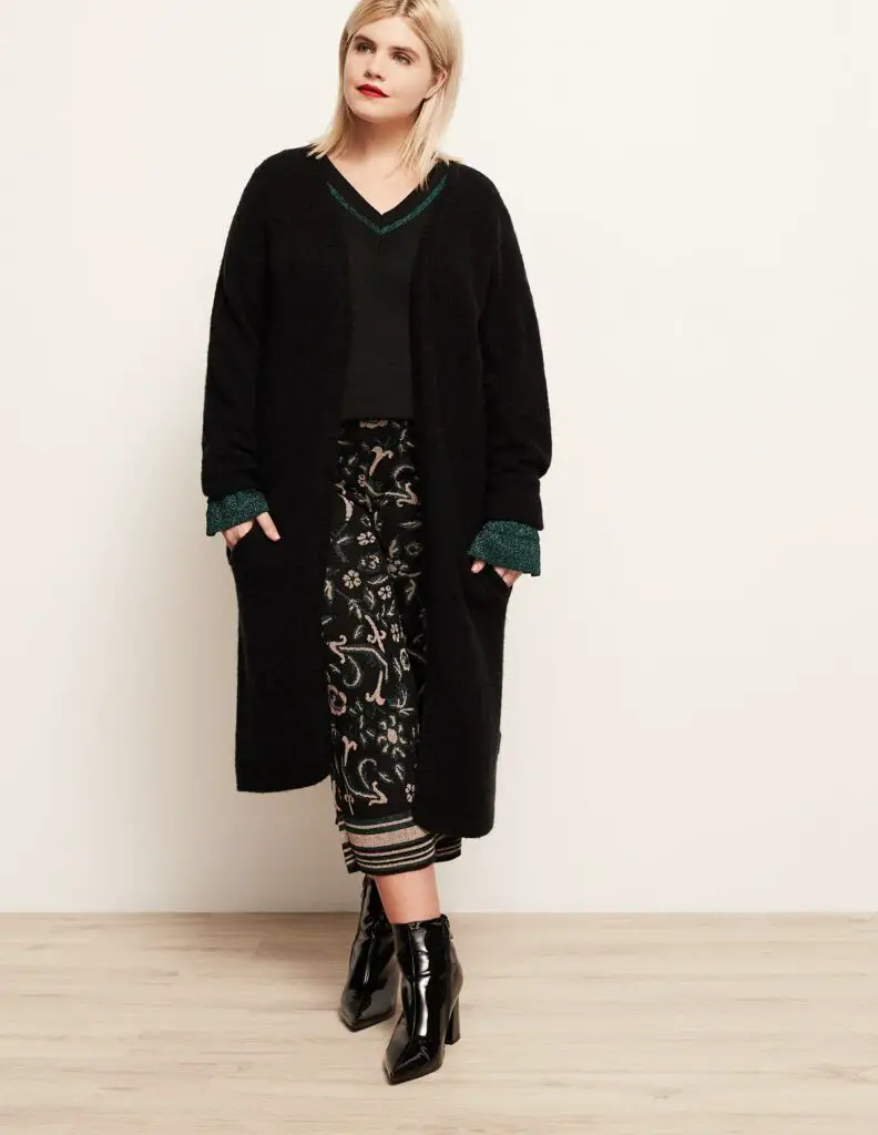 Zizzi Longline Mohair Cardigan