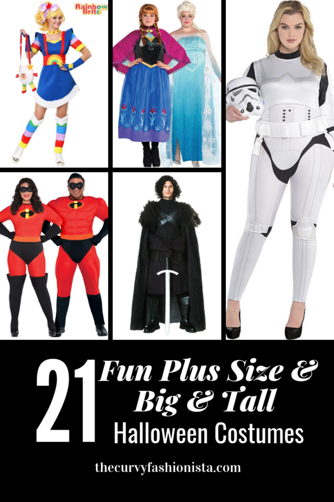 21 Fun Big And Tall And Plus Size Halloween Costume Ideas The Curvy Fashionista