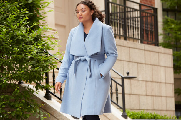 Fall's Bold Hued and Non Black Plus Size Coats to rock
