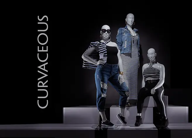 Greneker Plus Size Mannequins 