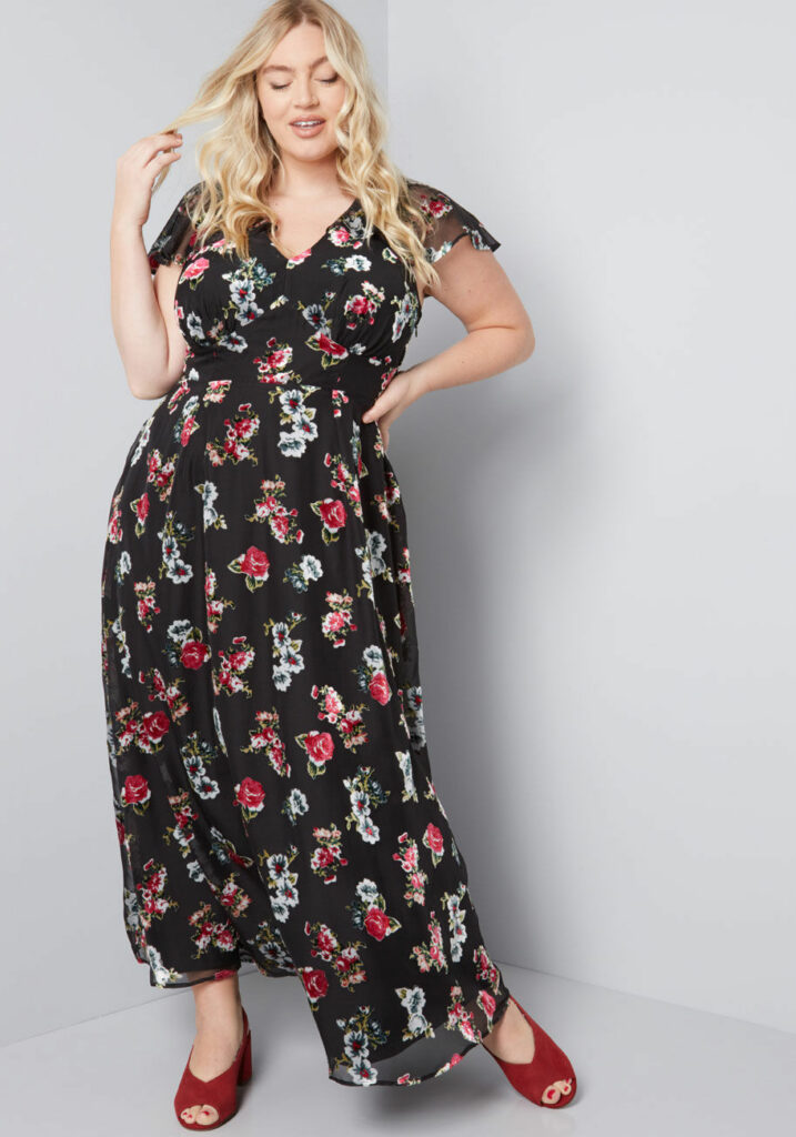 ModCloth x Anna Sui Authentically Chic Maxi Dress in plus size