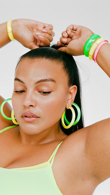 Alison Lou Loucite Collection featuring Paloma Elsesser 