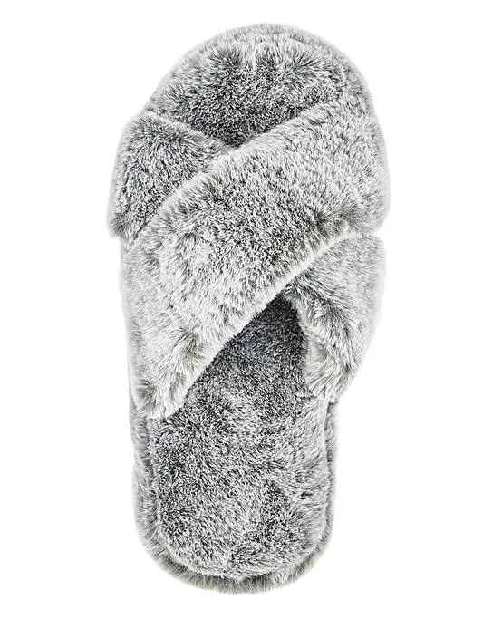 TCF Gift Guide: Fluffy Crossover Slider Slipper