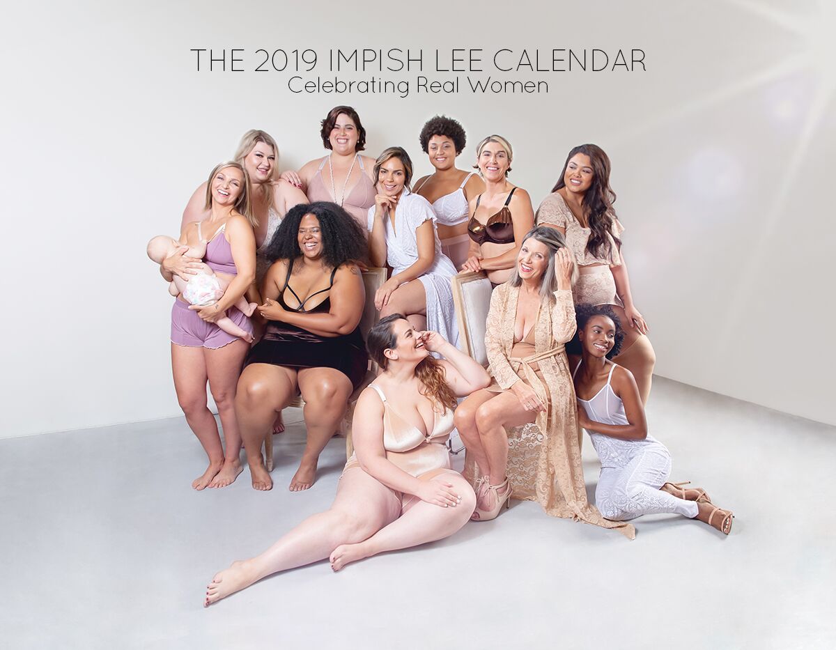 Gift the Impish Lee Body Positive Lingerie Calendar!