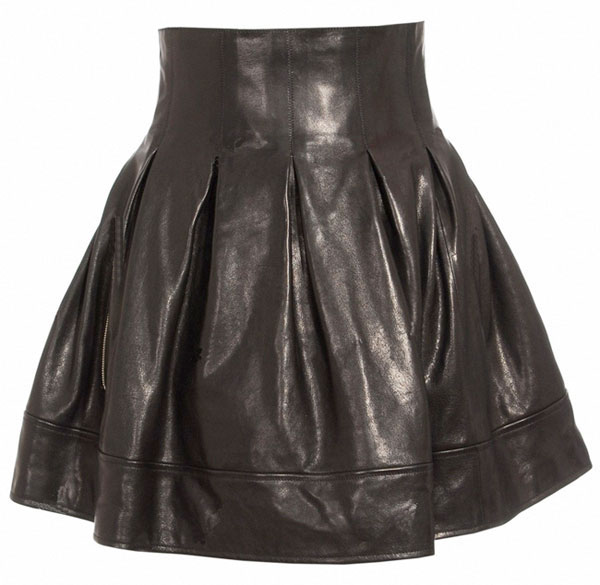 Leathercult Petal Leather Skirt 
