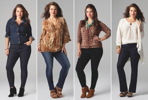 Lucky Jeans in Plus Sizes featuring Tara Lynn