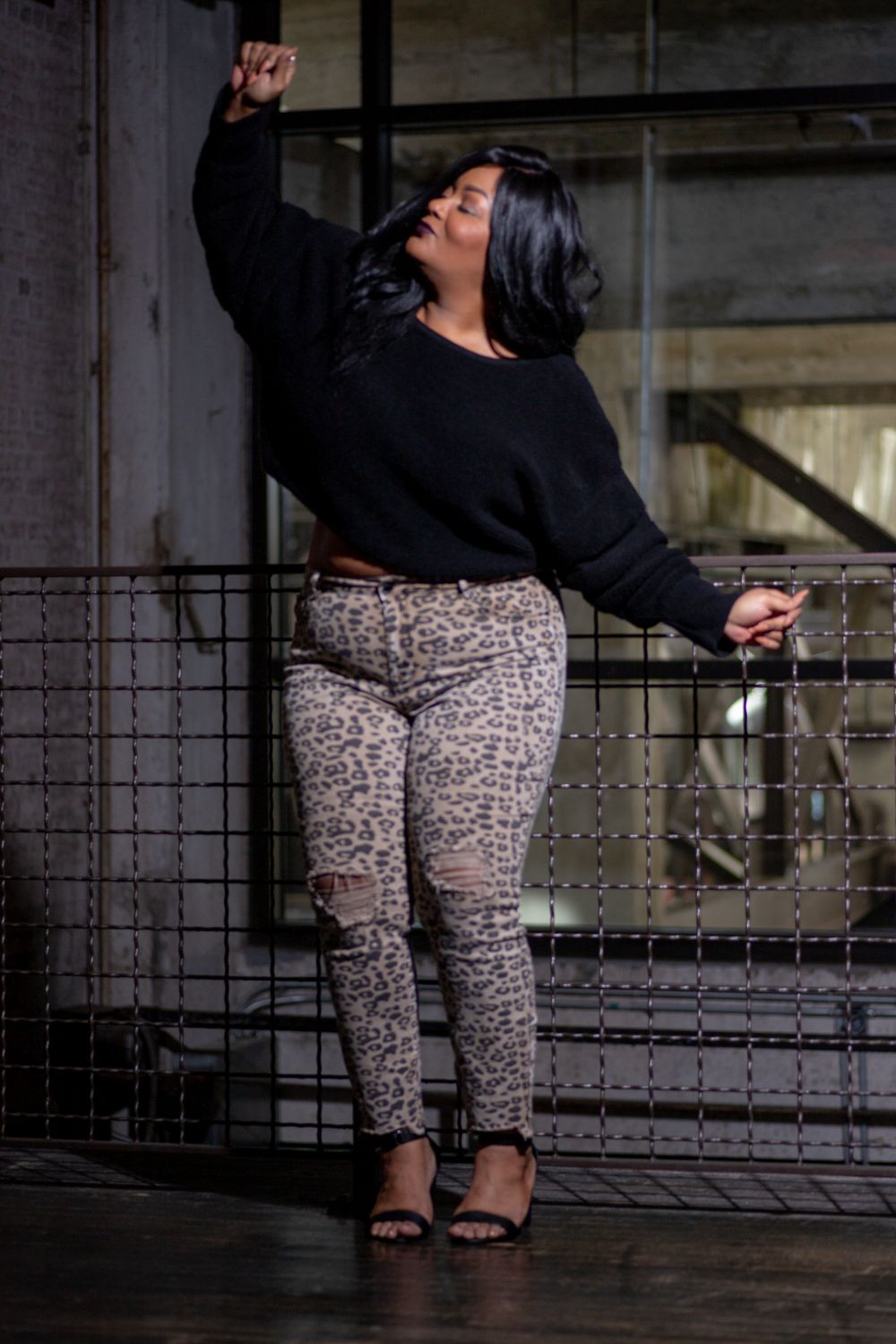 Plus Size Leopard Jeans at Fashion to Figure