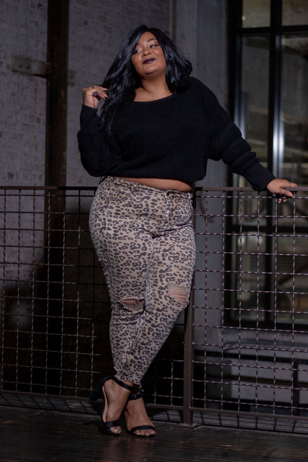 Plus Size Leopard Jeans at Fashion to Figure