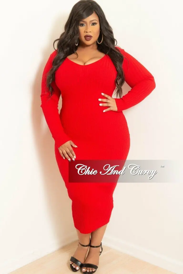 15 Fly Plus Size Red Dress Options For Valentines Day