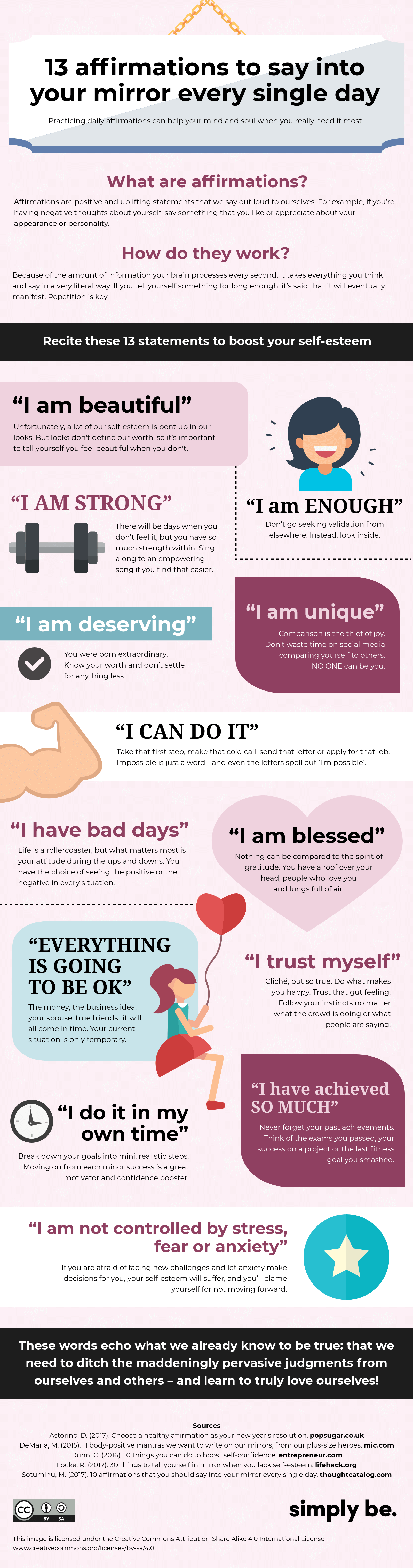 13 powerful affirmations to boost your self-esteem