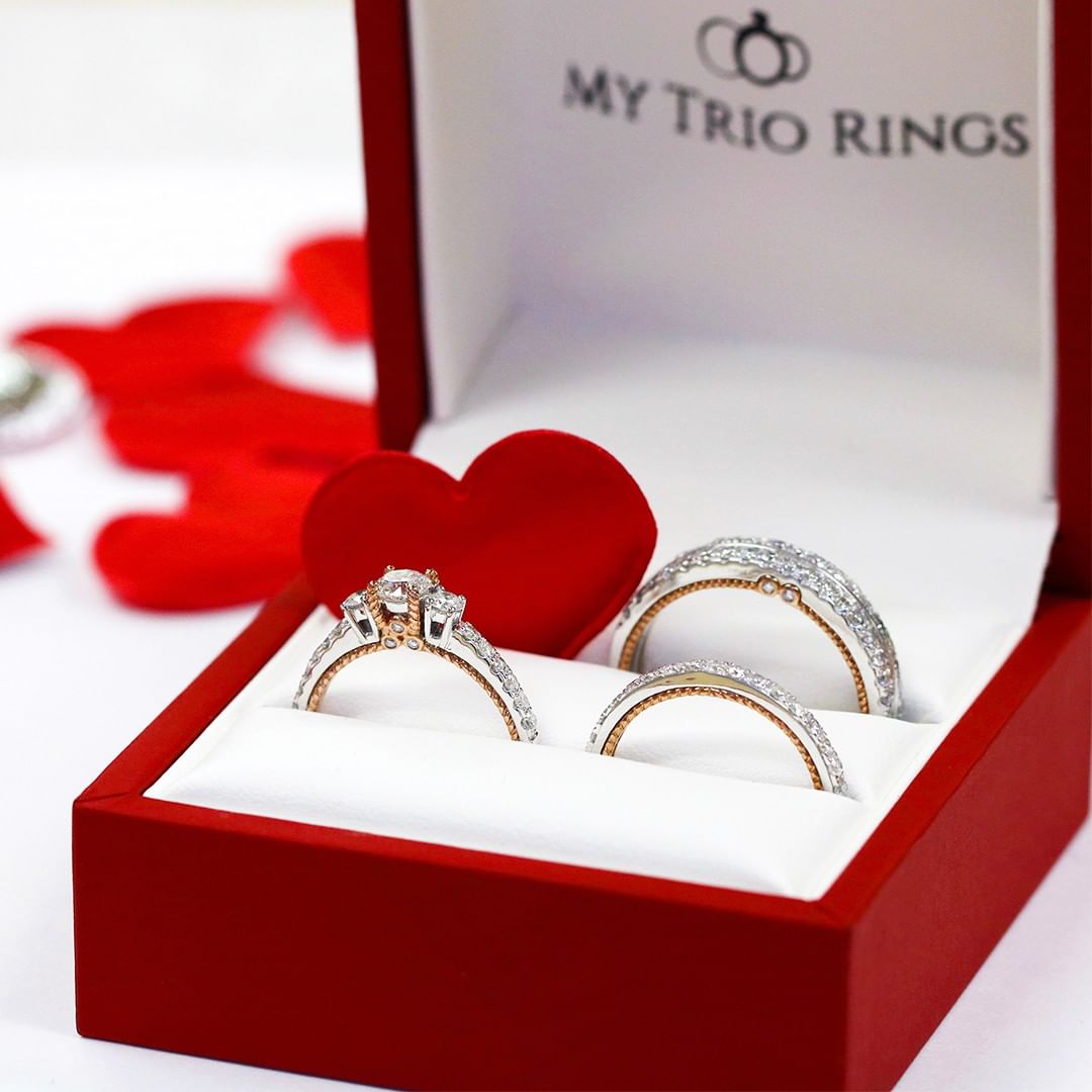 my-trio-rings-5 خواتم الزفاف زائد الحجم: قل مرحبا لخواتم الثلاثي