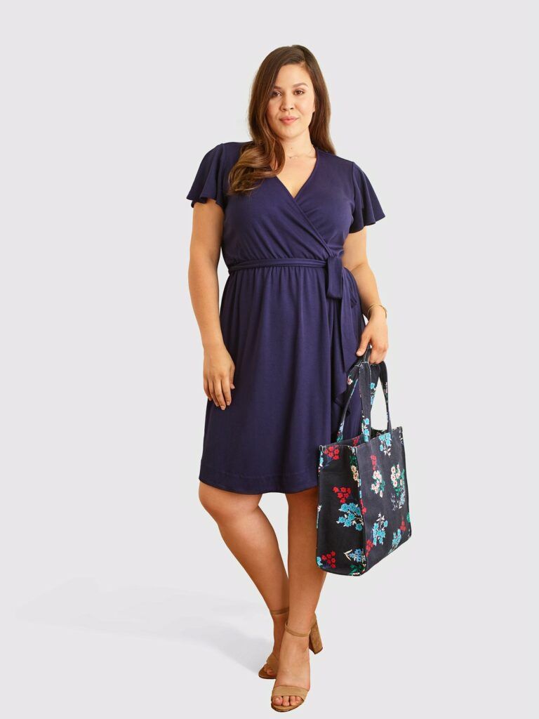 Draper James Launches Plus Sizes- Wrap Dress