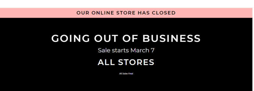 Charlotte Russe closes business