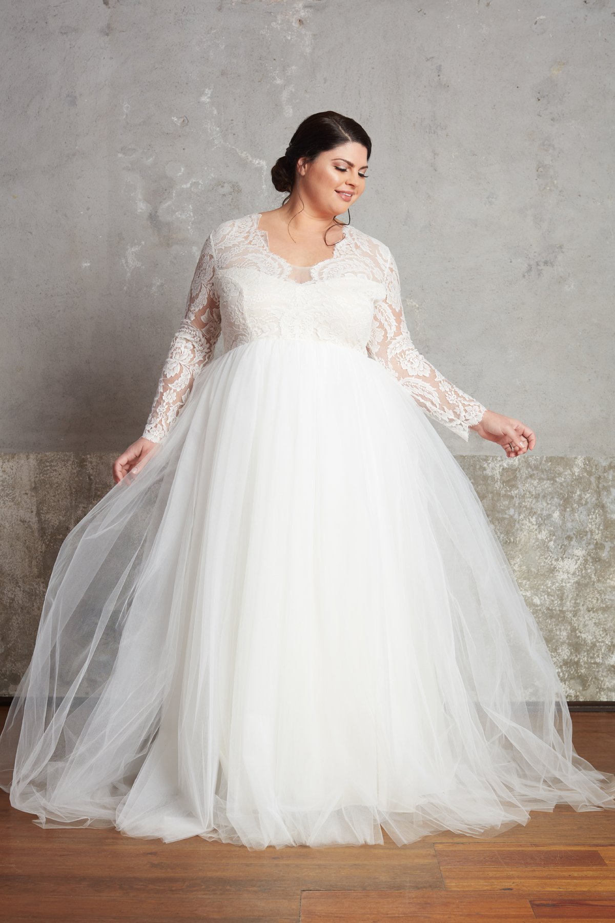 The Michelle Gown Plus Size Bridal by Ella and Oak