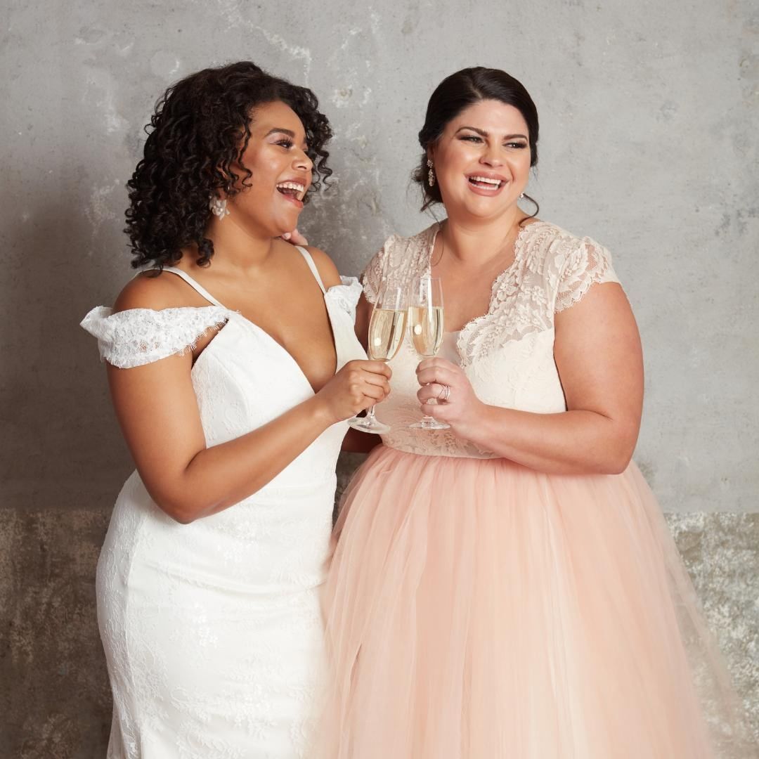 Plus size bridal dresses by Ella & Oak