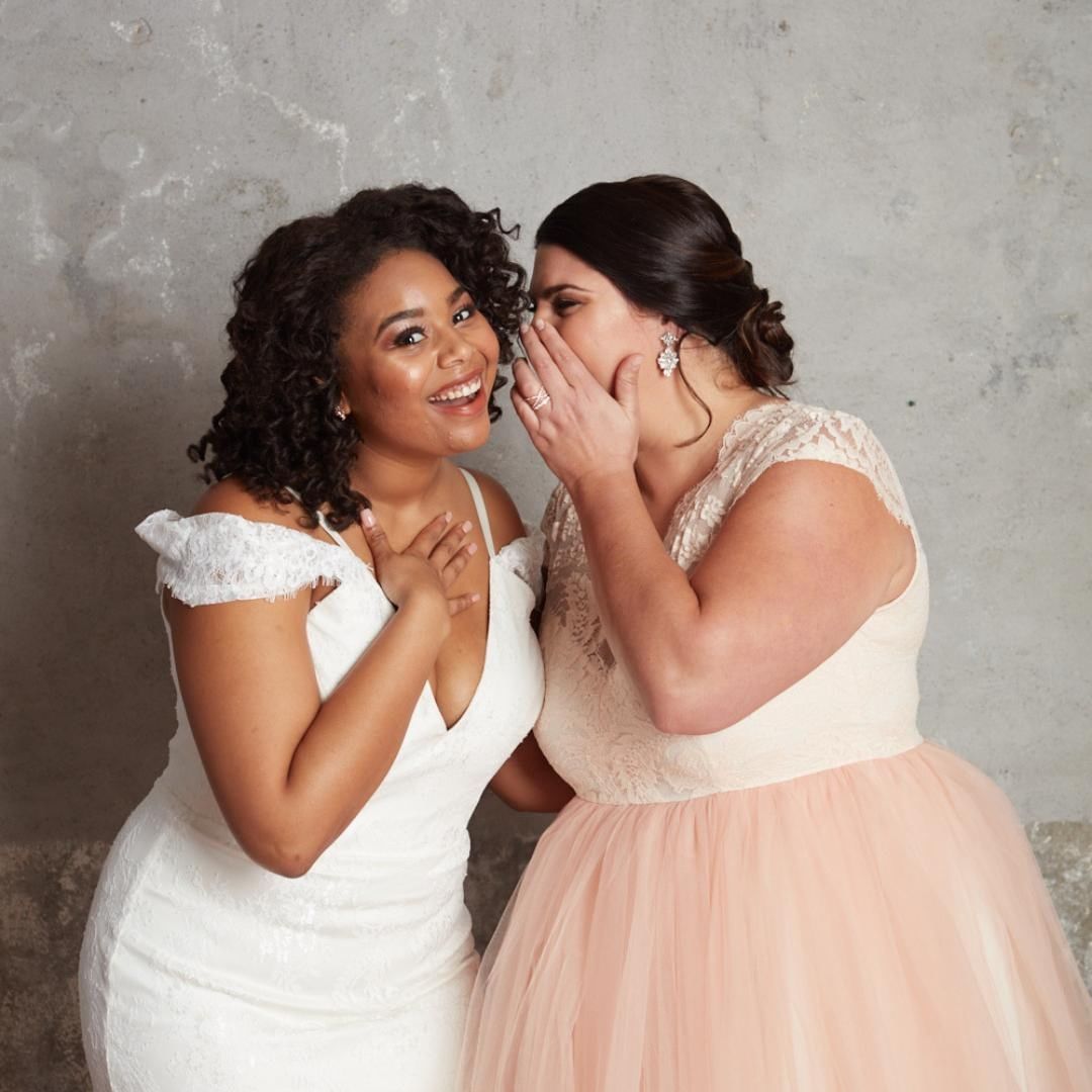 Plus size bridal dresses by Ella & Oak