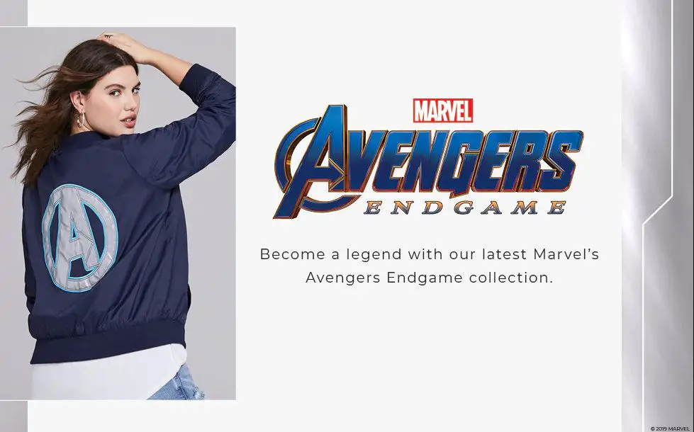 Torrid Avengers Endgame Plus Size Collection with Her Universe