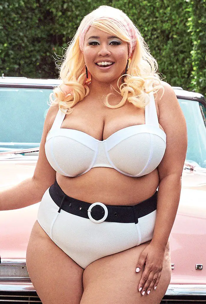 GABIFRESH X SWIMSUITS FOR ALL PLATINUM BELTED HIGH WAIST UNDERWIRE BIKINI