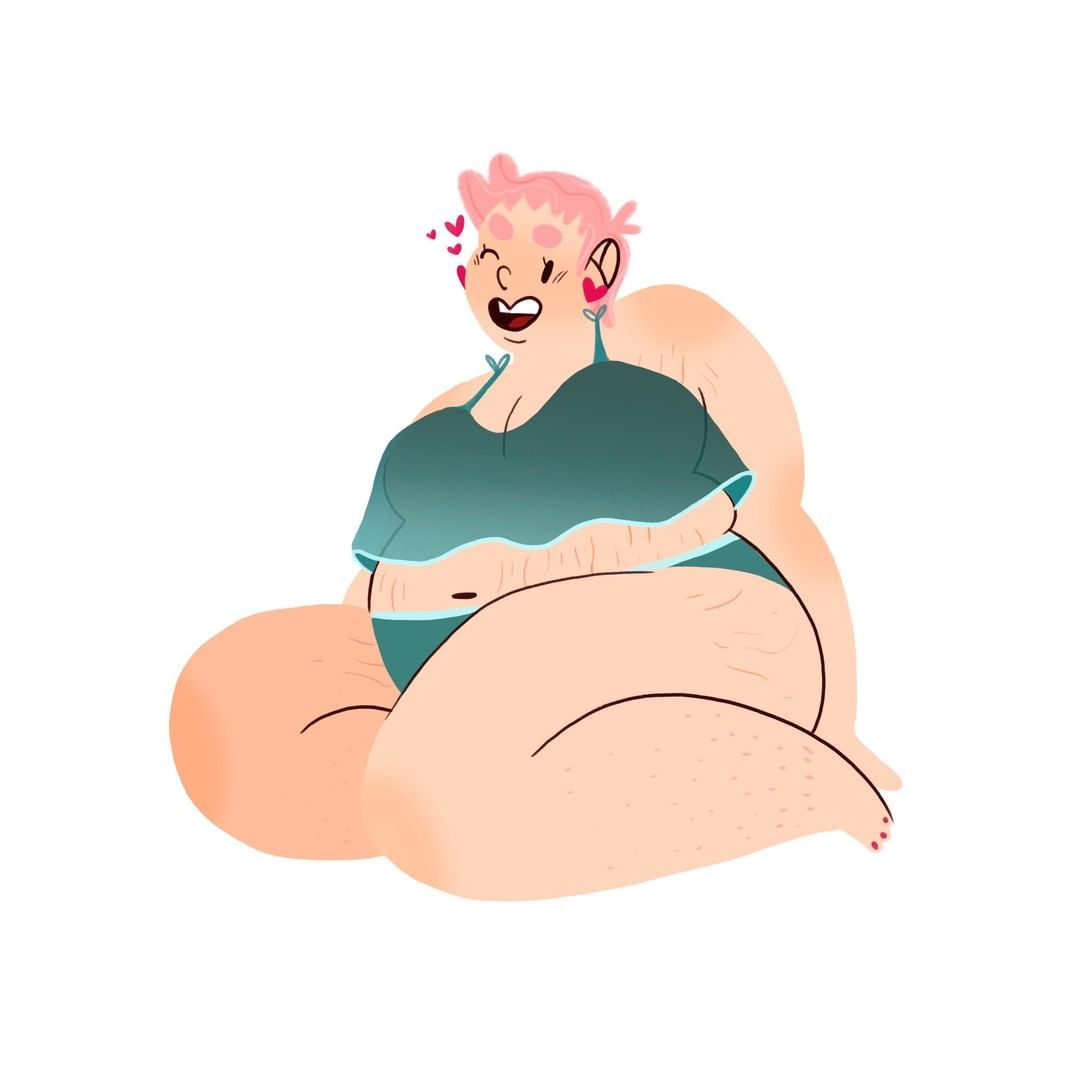Plus Size Illustrations from Shelby Bergen- Fat Babes in Lingerie