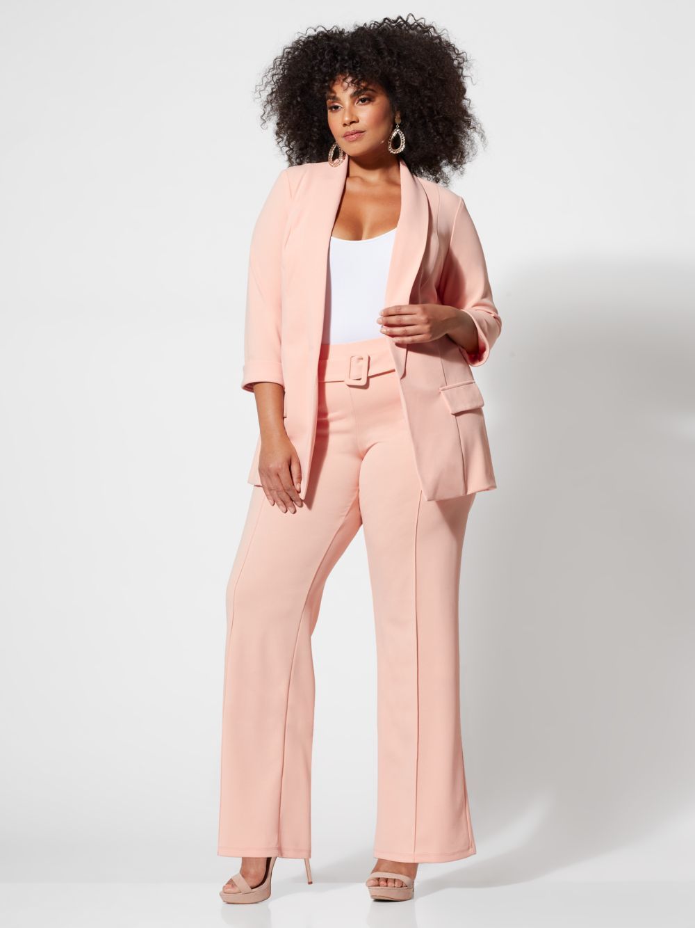 Plus size women pants suit Plus size jacket Big size women