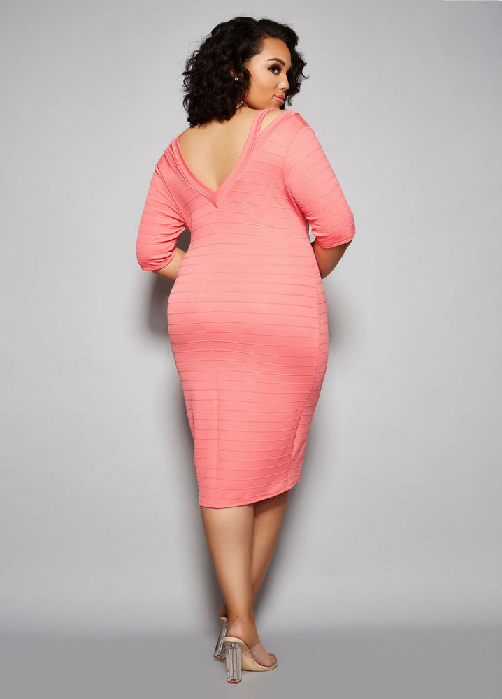 The Amelia Dress at AshleyStewart- Spring plus size favorites from Curvy Girl Collection by Ashley Stewart