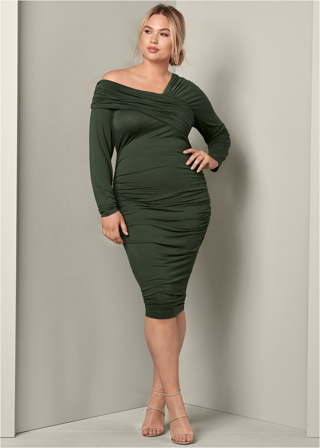 Venus ruched dress