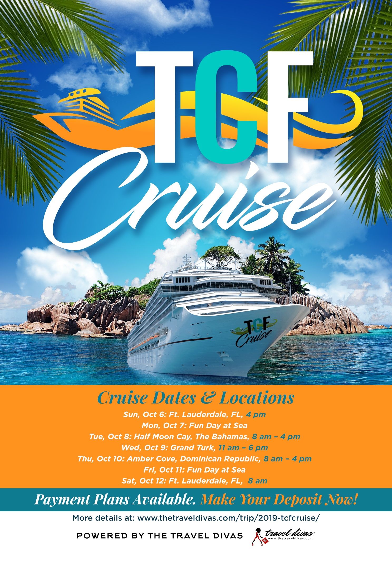 2019 TCFCruise with the Curvy Fashionista and the Travel Divas