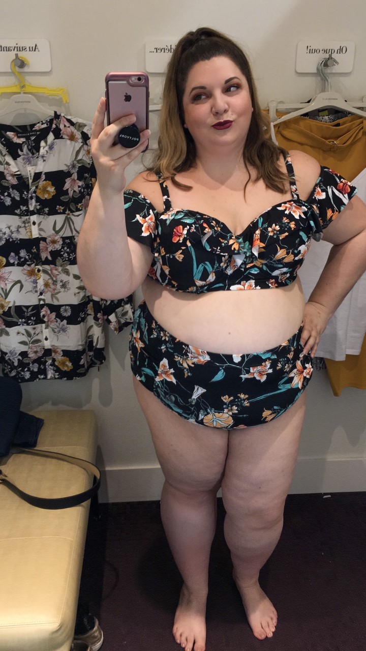 Plus size blogger, Emily Roy visits the new Addition Elle Store