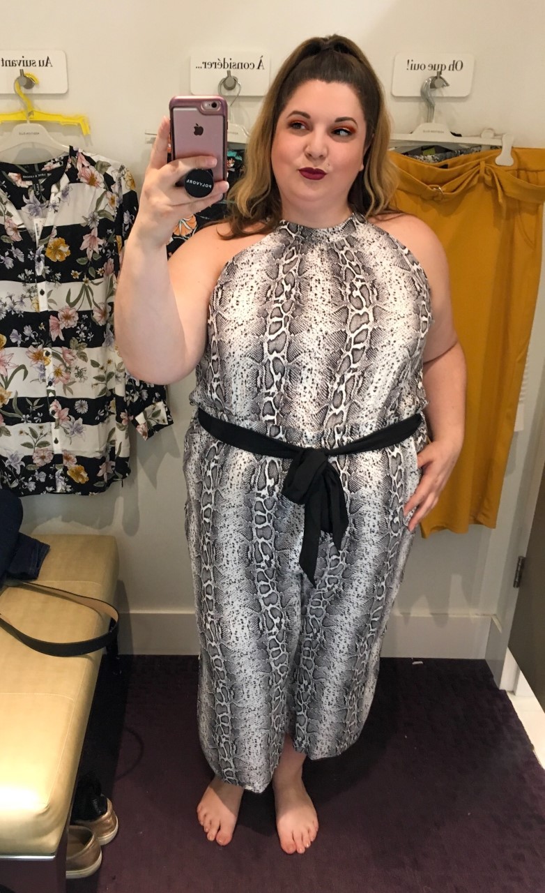 Plus size blogger, Emily Roy visits the new Addition Elle Store