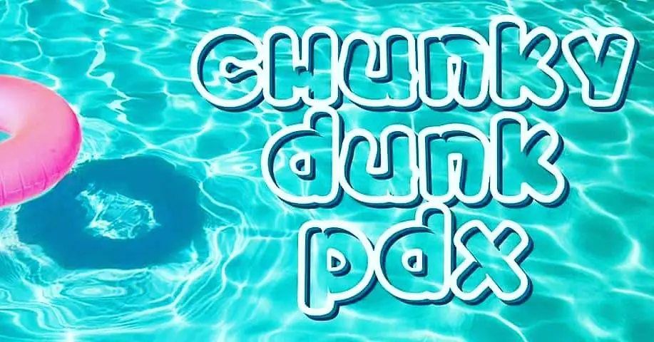 Plus Size Pool Parties this summer-Chunky Dunks PDX