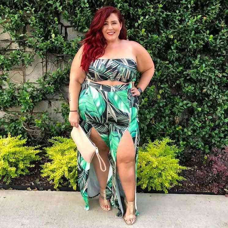 Tropical Plus Size Outfit