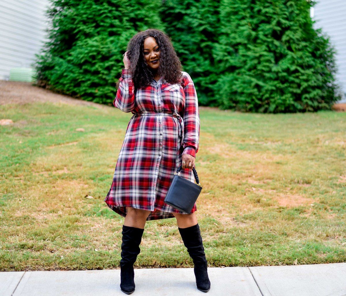 Marie Denee in Seven7 Dress from Nordstrom Rack