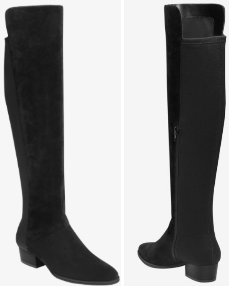 Cross Country Wide Calf Boots by Aeros from Woman Within
