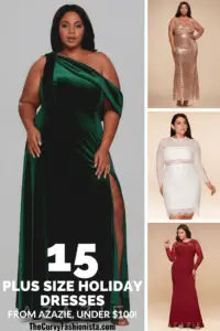 We've Found the Chicest Azazie Plus Size Holiday Dresses Under $80!