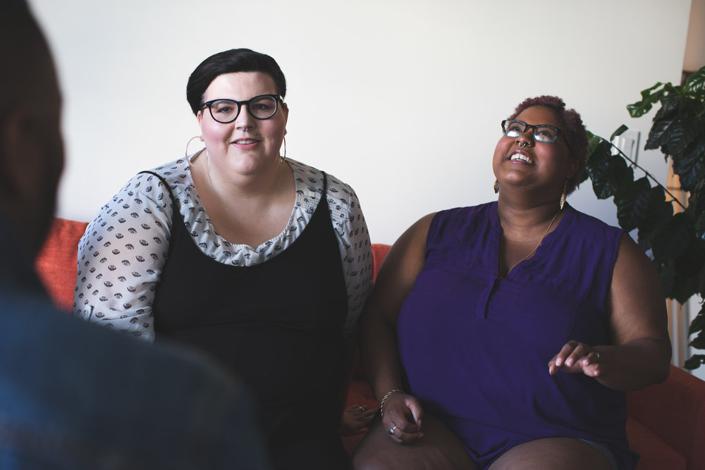 Body Shaming at Thanksgiving- plus size couple- Michael Poley of Poley Creative for AllGo