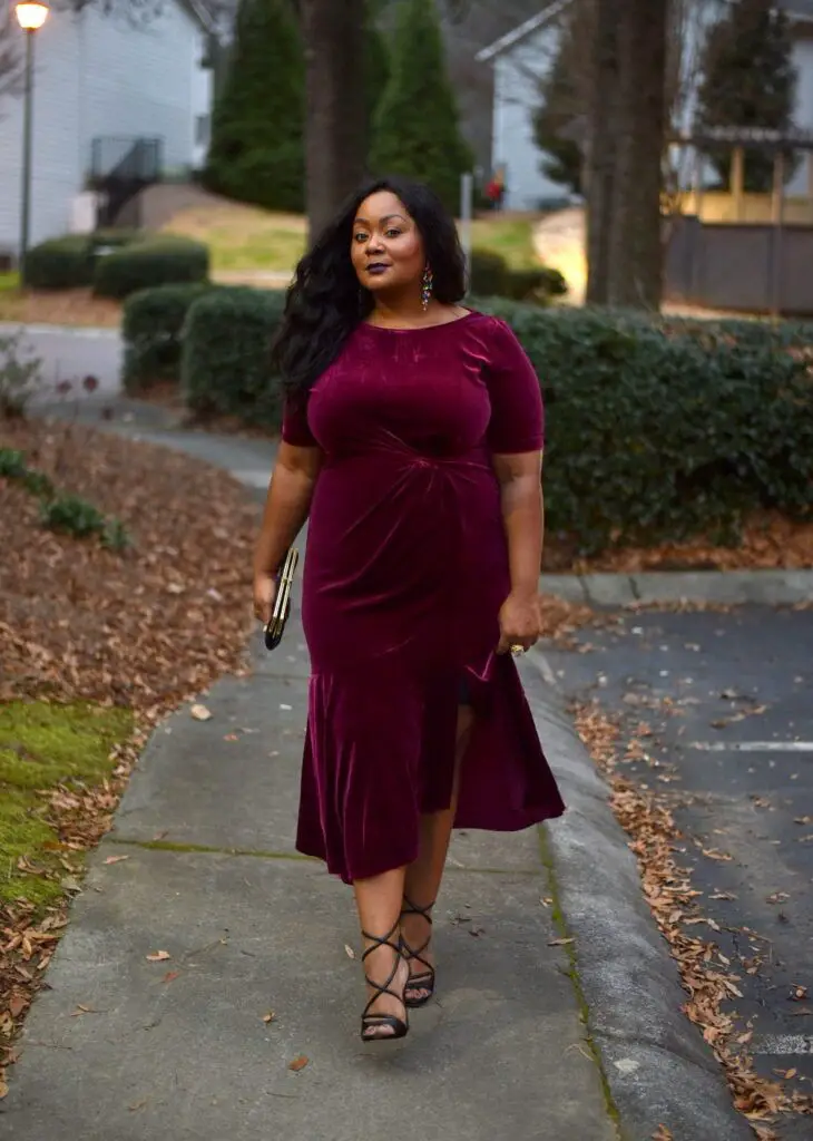 Lane bryant outlet velvet dress