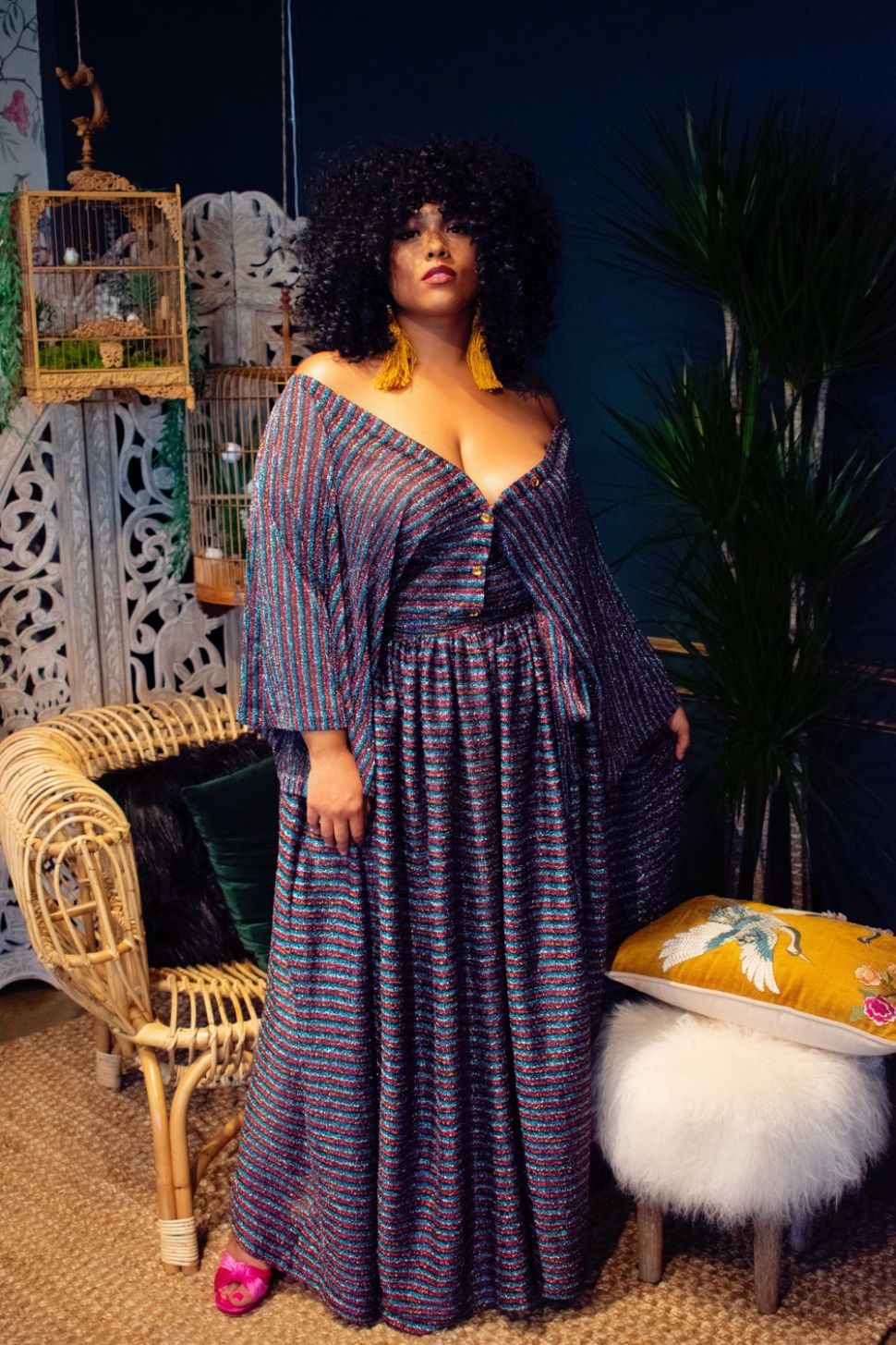 Last Dance Maxi- Inside the Zelie for She holiday 19 Collection- DIsco Fever