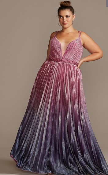 Pink and Purple Ombre Dress from Davids Bridal 