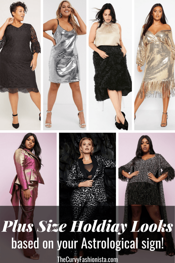 Plus Size Holiday Looks based on your astrological sign