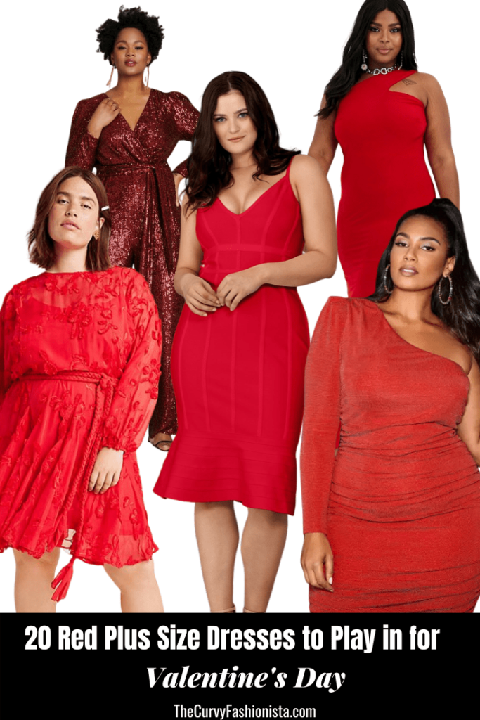 20 Red Plus Size Dresses to Play in