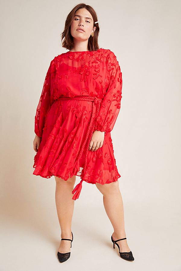 Amal Textured Mini Dress