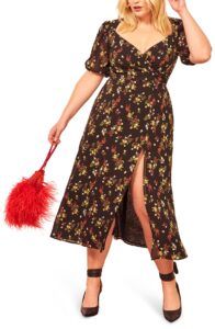Wildflower Open Back Side Slit Dress
