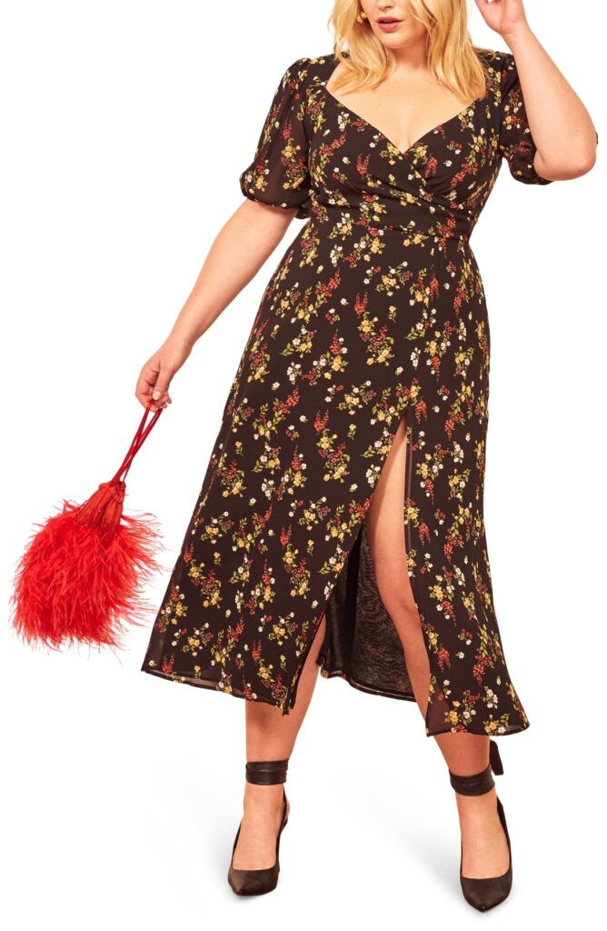 Wildflower Leg Slit Maxi Dress main image 0