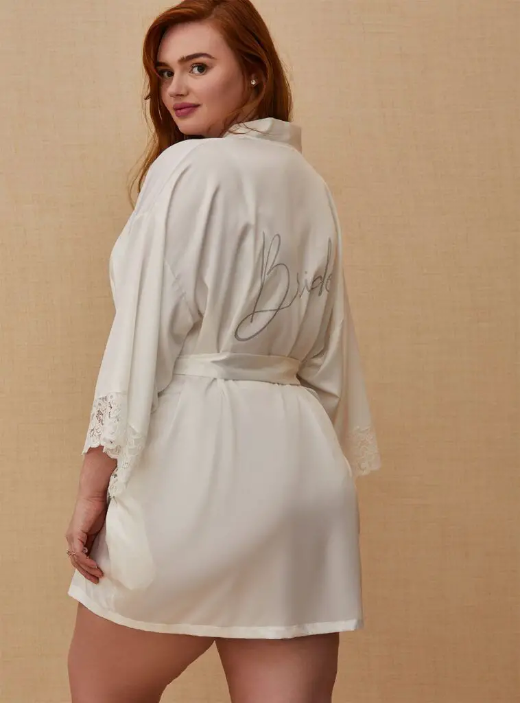 TORRID Bride Robe, $59.50 www.torrid.com