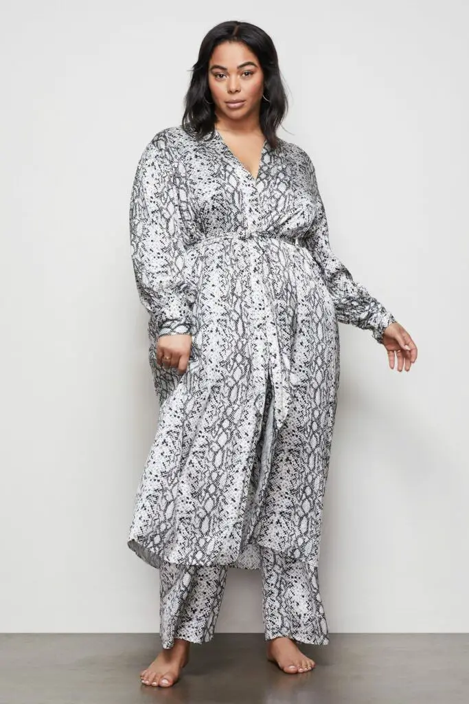 The Purely Python Robe at GoodAmerican.com