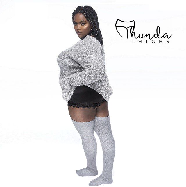 Wool Plus Size Thigh High Socks For Thick Thighs