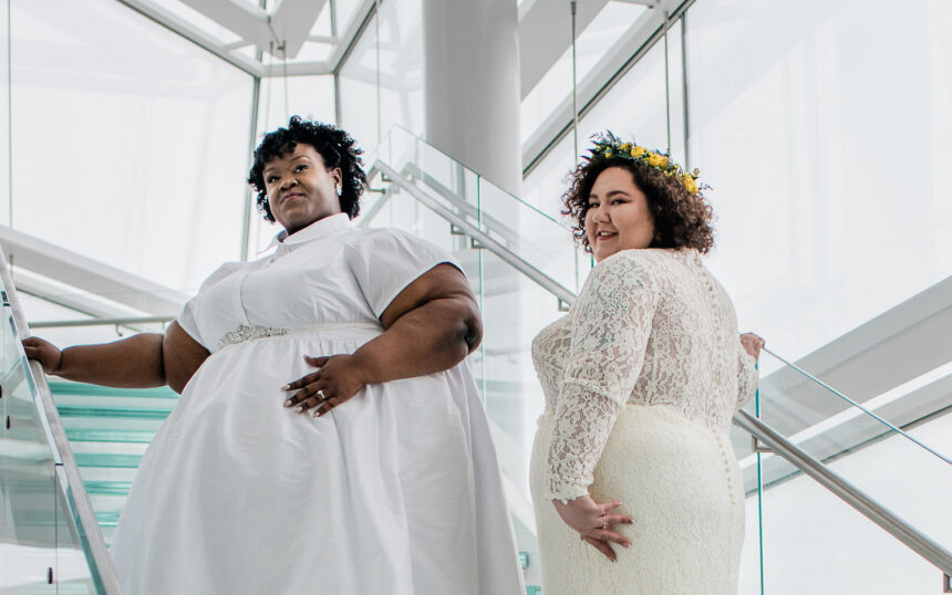 Mechanic Shop Femme and FlyNFluffy drop a size 3X+ Plus Size Bridal Look Book!