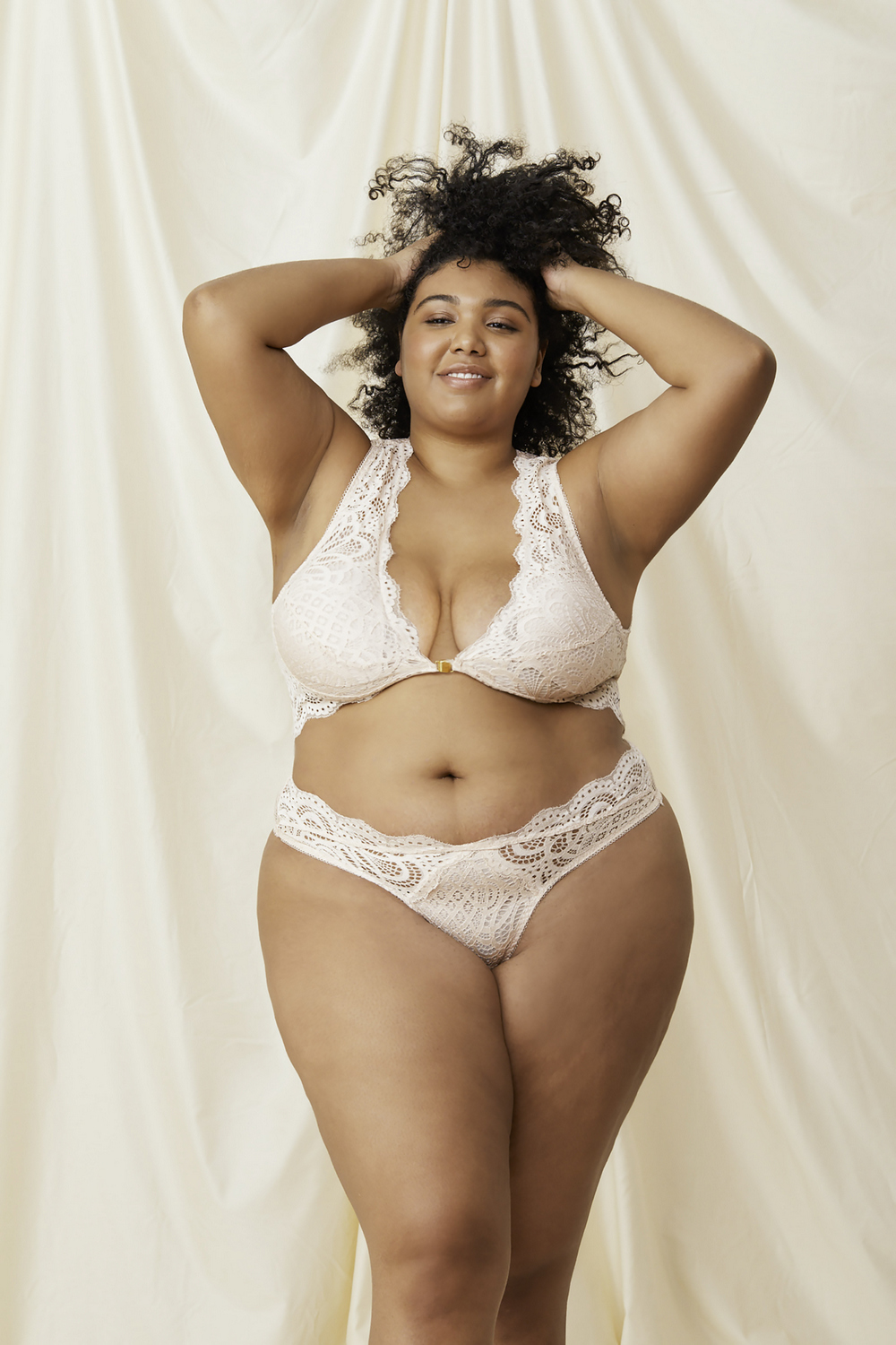 Plus SIze Lingerie Brand- Sydney Sexy Lace Thong and Bralette