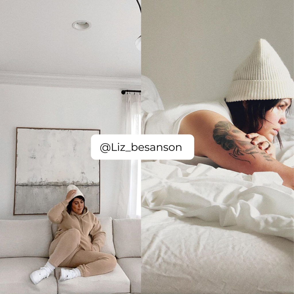The Plus Size Influencers Who Have Some of the Best Plus Size Loungewear- @liz_besanson
